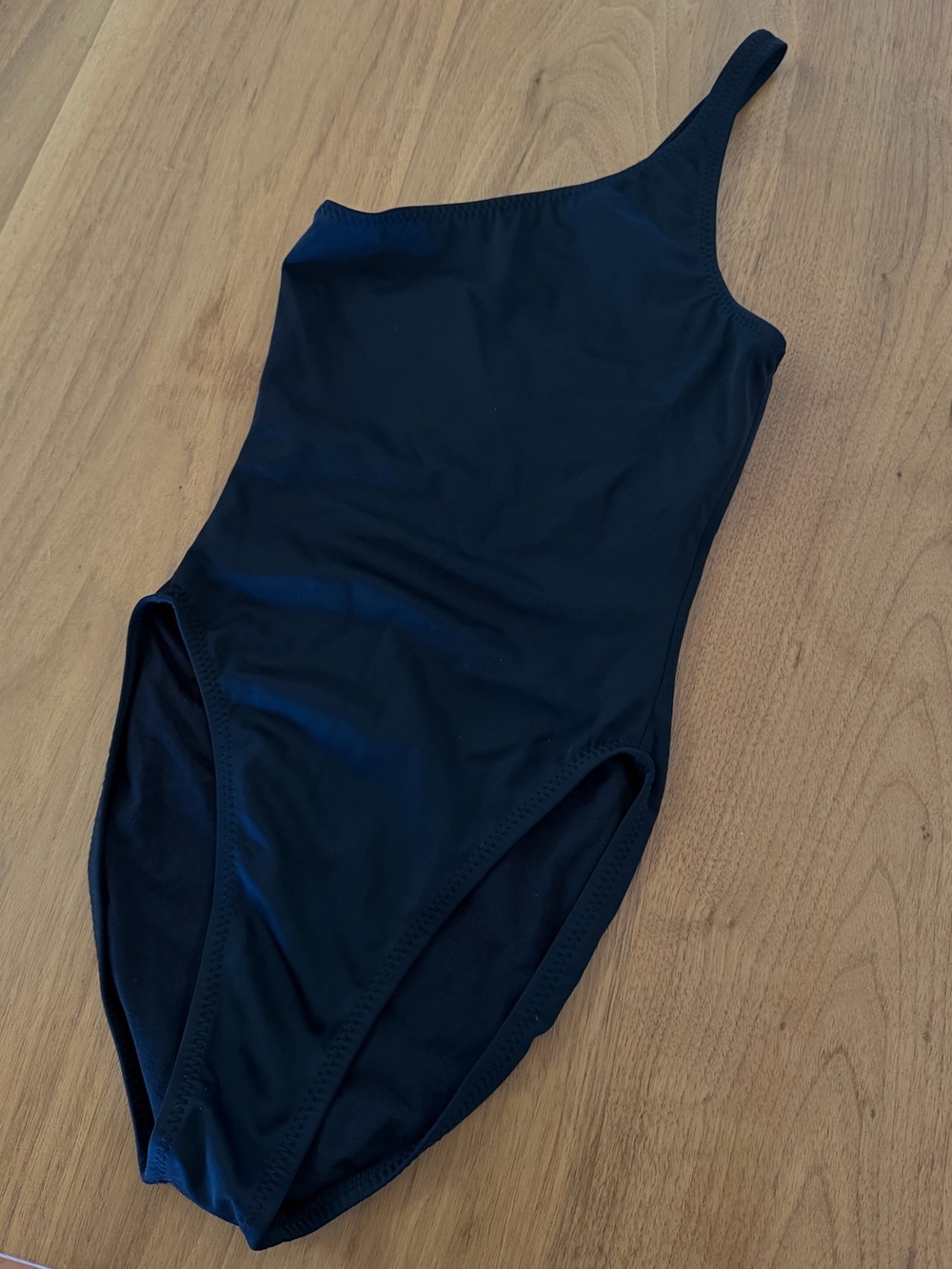 Norma Kamali One-Shoulder Black Swimsuit
